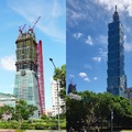 興建中的台北101
