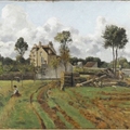 畢沙羅 Camille Pissarro 圖爾度榮格爾地方的小路 1872