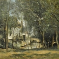  柯洛 Camille Corot聖尼可拉-雷-阿哈斯地方的磨坊 1874