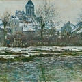  莫內 維特伊雪景 Claude Monet  1878