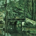塞尚Paul Cézanne  曼西橋Maincy Bridge 1879