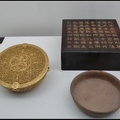 札古札雅木碗附銅鎏金盒與木盒