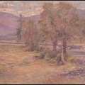 (1866-1934)生於日本佐賀，
二十歲前往巴黎自費留學，師從拉斐爾‧柯倫。
作品是與黑田清輝一起到京都旅行所繪。
透過淡雅明亮的色彩表現外光，
為當時日本西洋畫吹進新風潮