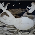 1920年於沙龍推出的裸婦系列作品，廣受好評。
1921年，創作宛如陶瓷的乳白色肌膚裸女圖，
被巴黎畫壇譽為極致的「大白底」，使他穩坐沙龍最成功寶座。
