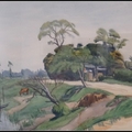 (1882-1958)生於東京，
祖父為畫家鈴木鷲湖，弟弟為彫刻家石井鶴三。
在東京美術學校師事黑田清輝、藤島武二，後因眼疾中輟。