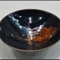 南宋吉州窯 黑釉葉紋碗