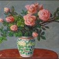 玫瑰花 1936油畫