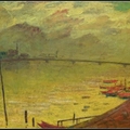 黃昏 1950油畫