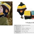 winghouse-條紋保暖護耳帽+圍巾套組((一組$ 920 不含郵))
