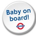 London Underground - Baby on Board badge