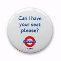 London Underground - Baby on Board badge (funny version 1)