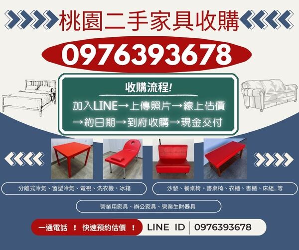 桃園二手家具收購｜家具整理好麻煩？讓專業團隊一次搞定