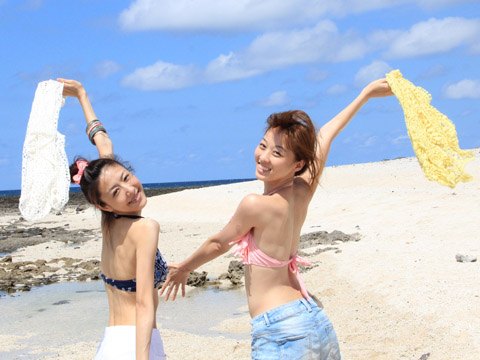 蔣孟玲(左)、夏語心加入《青春好7淘》主持群。(圖/三立) 夏語心、蔣孟玲