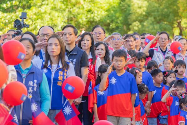 桃市國慶升旗首度移師親子公園　張善政：全民團結共創永續未來
