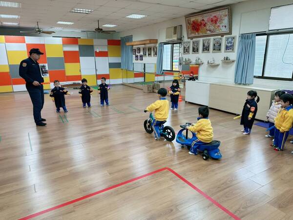 桃園交大前進幼兒園 馬年啟動道安扎根 從小培養安全用路觀念