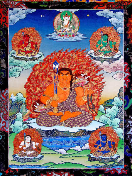 不動明王法 彩虹雷藏寺：蓮生活佛盧勝彥- 諸尊手印與心咒- 不動明王