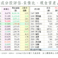 0517負債比及現金資產