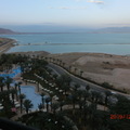 以色列靠死海的飯店看死海