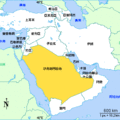 沙烏地阿拉伯的地圖