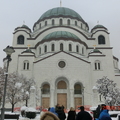 聖薩瓦東正教堂前