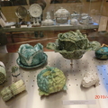 博物館內展出的陶藝品