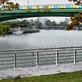 酒店旁邊的水景橋