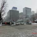 札幌雪祭街道上的積雪