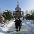 俄式建築尼古拉教堂遠觀