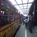 嵐山站的觀光小火車