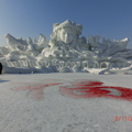 太陽島雪博會的大型雪雕