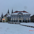 大雪中的廣場