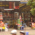 越南首都河內鬧區的商店