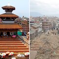 2015年4月尼泊爾大地震前後照片