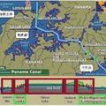 巴拿馬運河平面圖（取自網路）