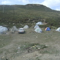 祈連山上藏族牧民的帳篷