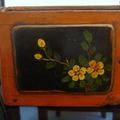 早期木製漆器 梳妝盒 珠寶盒