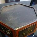 早期木製漆器 梳妝盒 珠寶盒