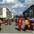 西藏拉薩大昭寺及八廓街風光